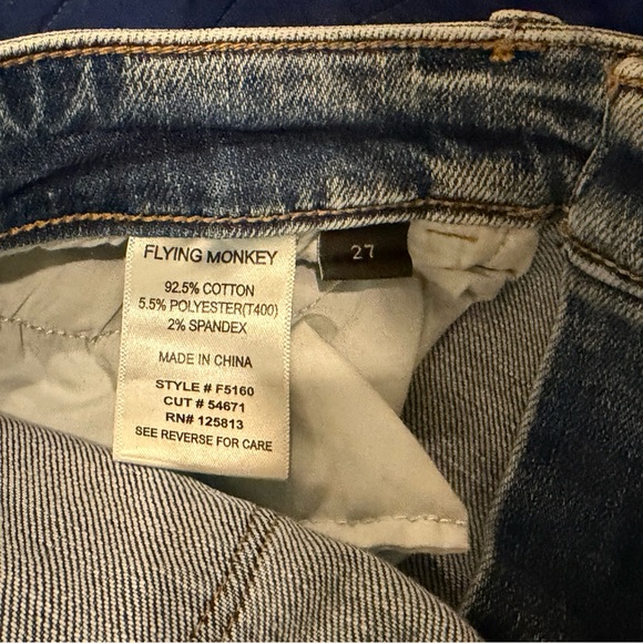 Flying Monkey Distressed Jeans - Picture 4 of 4